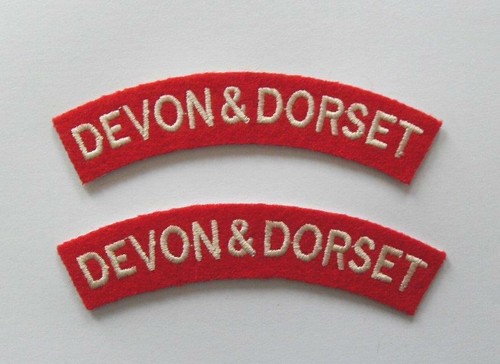 British army badges - the, devon