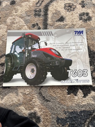 Tym t603 tractor - t603, brochure