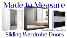 BRAND NEW Made to Measure sliding wardrobe doors , 33 colors / 9 clear colors