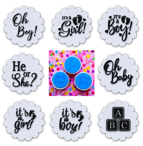 Baby shower embosser - embosser, for