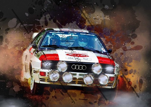 Audi rally - (artist, impression)