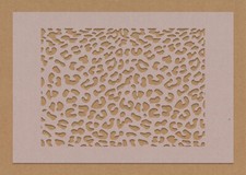 Leopard Print Stencil A6 A5 A4