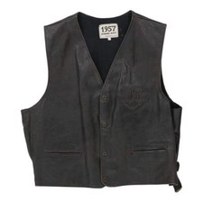 1957 Waistcoat - XL Brown Leather