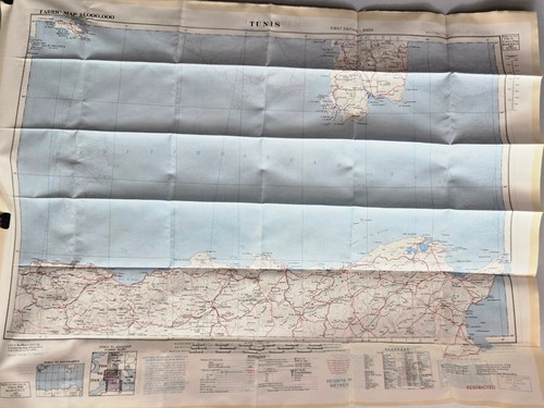 Vintage silk map marseille - silk, &