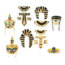 Egyptian Costume Pharaoh Headdress Rave Club Party Favors Role Play Egyptian