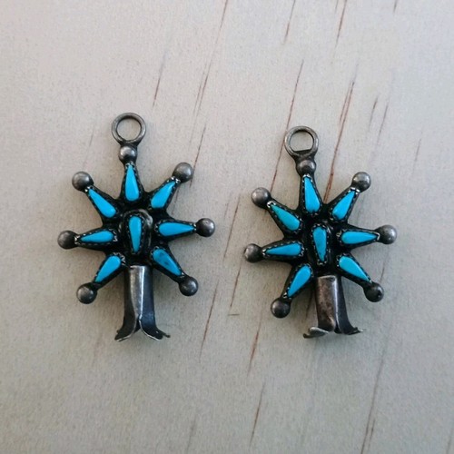 Zuni turquoise needlepoint - turquoise,