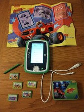 LeapFrog LeapPad3 Learning Tablet Green Complete with 6 Games Tested and Working