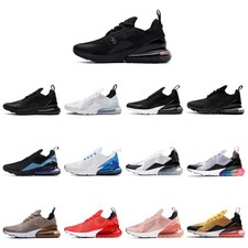NEW Men Women's black 270 Running Shoes Light Sport Trainer Sneakers Trainers UK