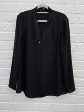 Ted Baker Black Shirt Top Size