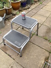 BLUE DIAMOND Double Caravan / Motorhome Step - Metal With Non Slip Tread   BA14