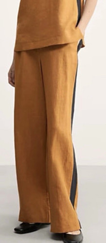 Jaeger flax linen wide - , wide-leg