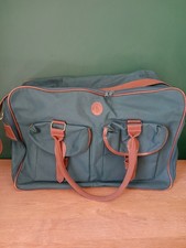 Vintage Ralph Lauren Polo Green Duffle Holdall Bag 