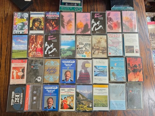 Job lot vintage cassette - lot,