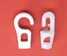 Plastic Shock Cord hook  dinghy canoe kayak  5mm & 6mm hole