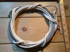 Vintage Bosun Sailing Dinghy Halyard Jib Wooden Boat Sail Parts Boating Rigging