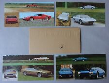 LAMBORGHINI ESPADA JARAMA URRACO MIURA orig 1972 Small Brochure Wallet