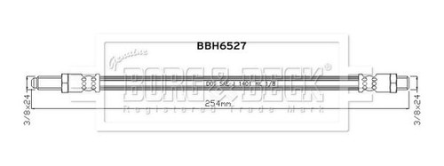 Borg beck bbh6527 brake - beck,