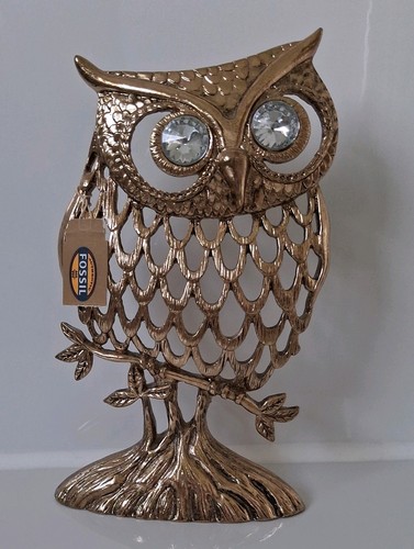 Fossil owl gold - fossil, tone