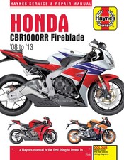 Honda CBR1000RR Fireblade (2008-2013) Haynes Repair Manual