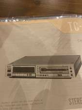TC-FX7  - Sony Cassette Deck