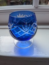 Antique Crystal Cobalt Blue