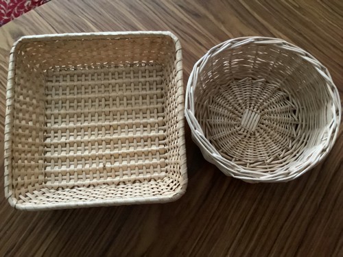 Two small wicker - two,