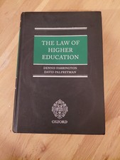 The Law of Higher Education by