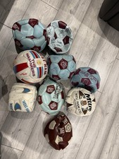 West Ham Signed Vintage Footballs X9 80s And 90s Mitre Rare