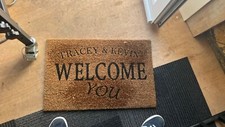 Door Matt  Coir  Personalised Genuine Door Mat I will engrave anything you want 