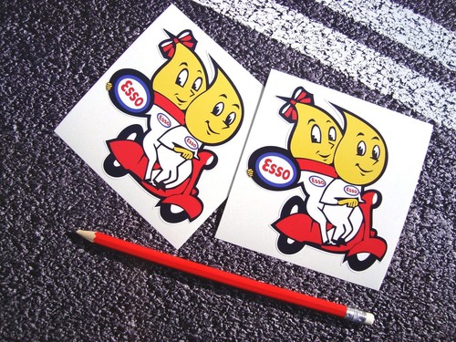 Esso flame people couple - esso,