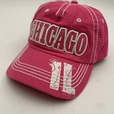 Pink Chicago Adult Hat Strap