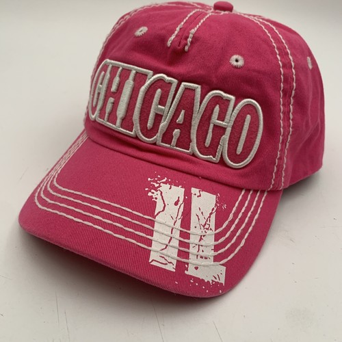 Pink chicago adult - hat, strap