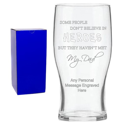 Personalised engraved pint - engraved,