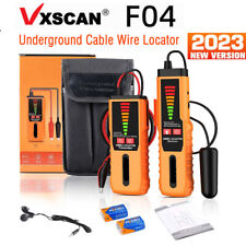 VXSCAN F04 Underground Cable Locator Wire Tracer with Earphone Cable Tester