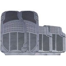 Car Grey Rubber Floor Mats Set