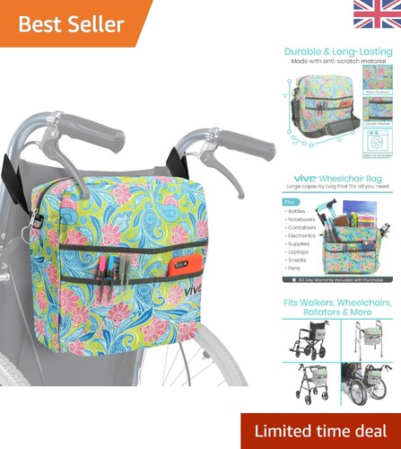 Convenient wheelchair bag with - wheelchair,
