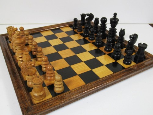 Antique chess set - set, st