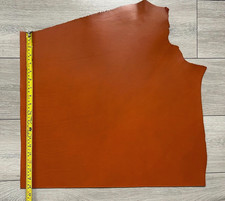 23x19 inches Veg Tanned Premium Full Grain Cow Hide Leather  Tan Color 2 mm
