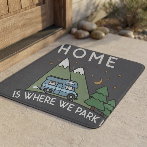 Brown tufted doormat for - brown,