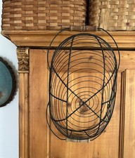 Vtg POTTERY BARN black Wire