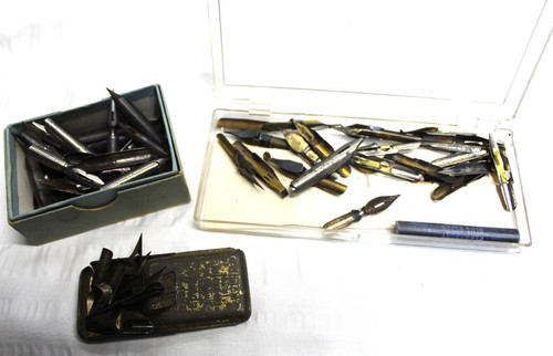 Pen nibs large lot - nibs,