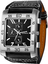 Avaner Men's Leather Square