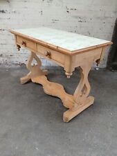 A Victorian Pine  Washstand With Tiled Top