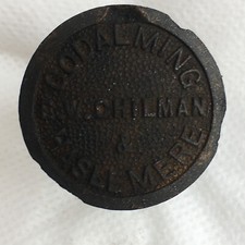 E.W. Chilman Godalming & Haslemere old vintage soda ginger beer bottle stopper