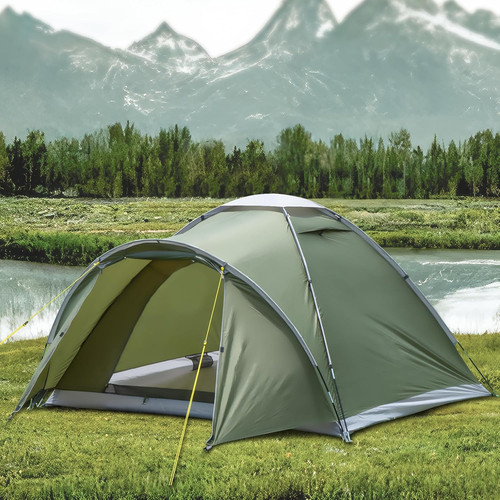 People tent with porch - people,