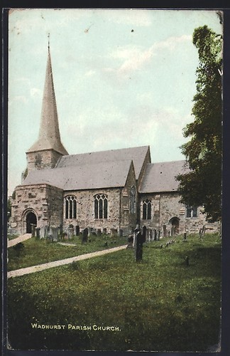 Postcard wadhurst parish - postcard, wadhurst,