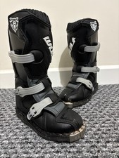 WULFSPORT Motocross MX Motor Cross Boots Kids Youth UK 9 - EU 27