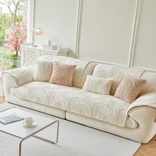 Thick Plush Sofa Cover 1-4