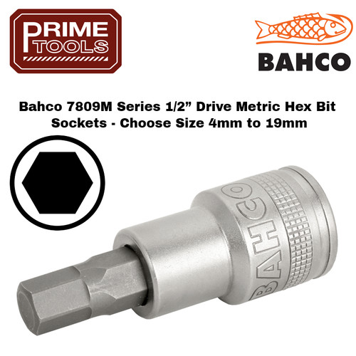 Bahco 7809m drive hexagon - 7809m,