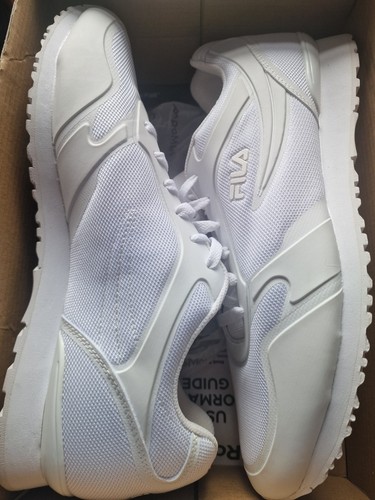 Fila white trainers size - trainers, uk